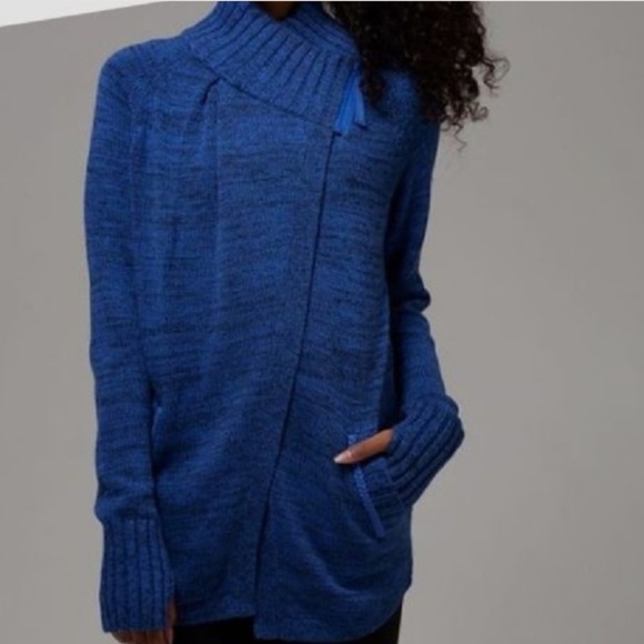 Ivivva wrap star marled blue sweater - Picture 7 of 7